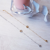 Bracelet cristal champagne