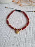 Bracelet Cornaline 4mm