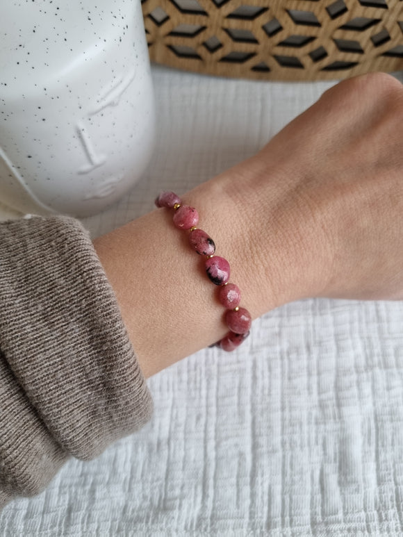Bracelet en Rhodonite