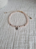 Bracelet quartz rose 4mm