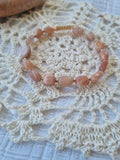 Bracelet pierre de lune formes différentes