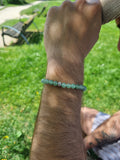 Aventurine avec perle centrale 6mm