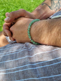 Aventurine avec perle centrale 6mm