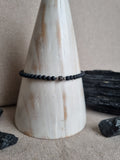 Agate noire mat 4mm