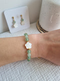 Bracelet marguerite en aventurine