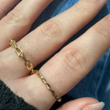 Bague maillon