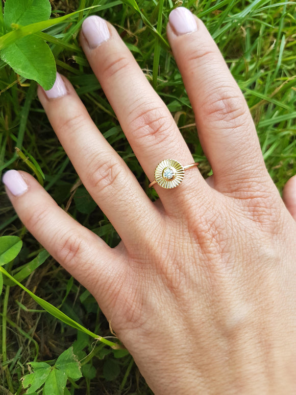 Bague Solina zircon transparent