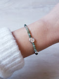 Bracelet jade soleil/lune