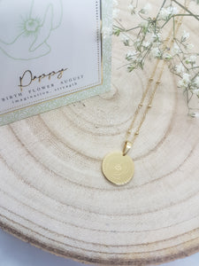 Collier COQUELICOT  -  Fleur d'Août